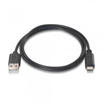 Cable USB AISENS A107-0051   Tipo C a USB-A 2.0 Carga Rápida (1 m, Negro)