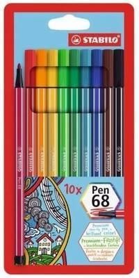 Rotulador Stabilo Pen68 10/Uds std 6810/PL