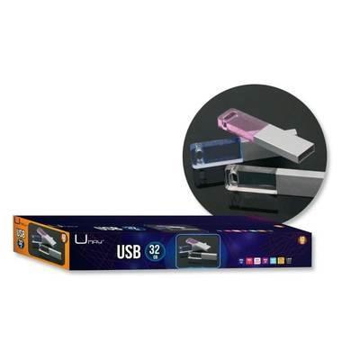 PEN DRIVE USB UMAY 32GB COLOR CRYSTAL CON COLGANTE Y LUZ 327819