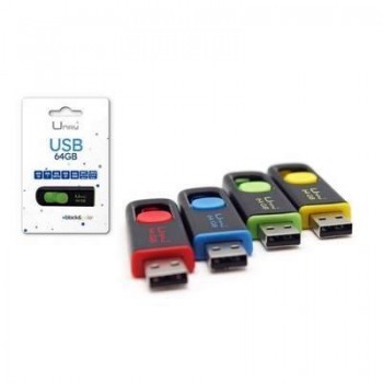 PEN DRIVE USB UMAY 64GB BLACK&COLOR 330230