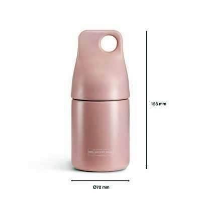 Botella Miquelrius Isotermica anilla 200ml. Rosa MR13239