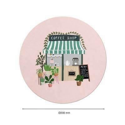 Alfombrilla Ratón Redondas Miquelrius Coffee MR13305