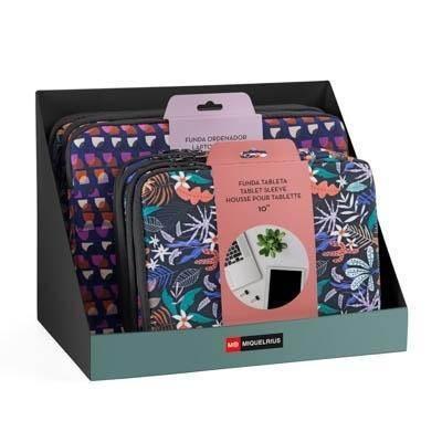 Expositor Miquelrius Fundas tablet y portatil Tech 8 unidades surtidos MR16850