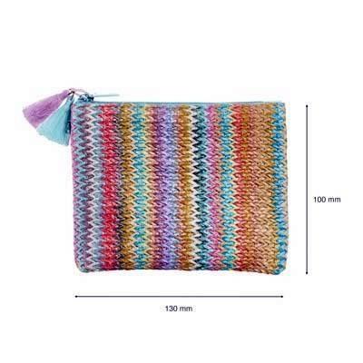 Monedero Miquelrius rafia Zigzag MR16728