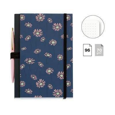 Cuaderno Miquelrius con boligrafo carton 142x210 48h. puntos 70g. MR8191
