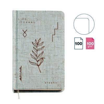 Cuaderno Miquelrius Lino 92X144 100h. liso 100g. MR8167