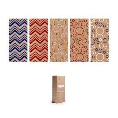 Expositor Pryse rollos papel regalo 50 unidades kraft reciclado 2x0,70 metros 3150031U