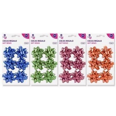 SET 6 COCAS 5 CM METALIZADAS 330923 POESSA