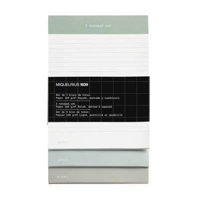 Bloc notas Miquelrius 216x127 P/3 48h. 100g. Back2Basics MR8213