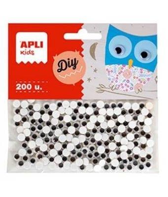 Ojos Redondos B/200 06MM. Moviles 18251