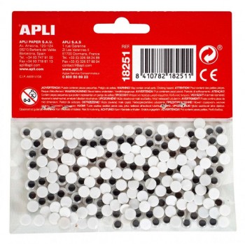 Ojos Redondos B/200 06MM. Moviles 18251