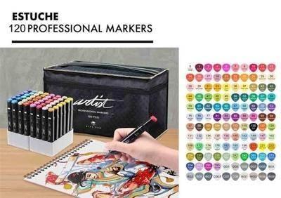Estuche Luxury canvas gama artist 120 colores AB-1120