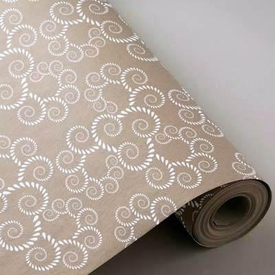 Bobina fantasia kraft 31cm 3150191R Pryse 2kg espiral blanco