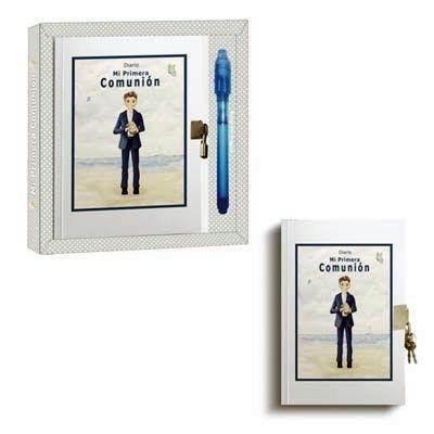 Diario Arguval comunion niño playa + boligrafo magico 47621