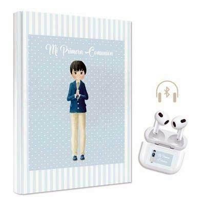 Libro comunion Arguval huellas + auriculares Niño 47618
