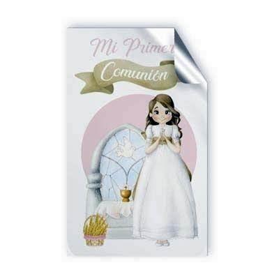 Etiqueta Arguval 46967  rollo de 250 Comunion Niña altar 30x50mm