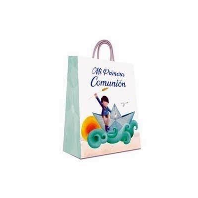 Bolsa Arguval comunion 46248 niño barco 26x32x10