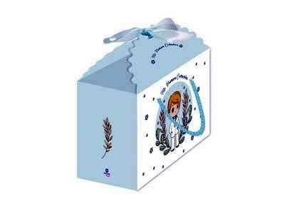 PRIMERA COMUNIÓN CAJA REGALO 20 X 14 CM NIÑO 332102 POESSA