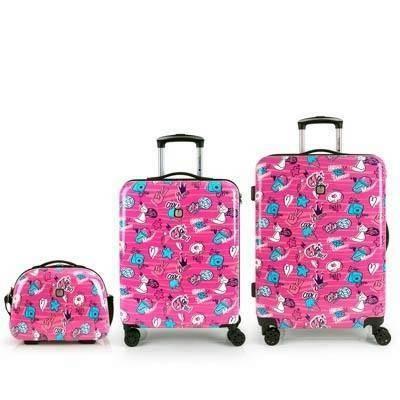 Set 2 maletas 55/66 + neceser Gabol Sticker 23412021