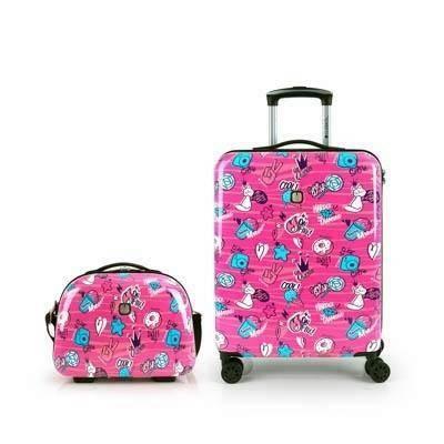Set maleta 55cm + neceser Gabol Sticker 23417421