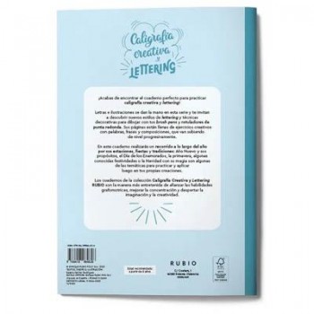 Cuaderno Rubio Caligrafia creativa y Lettering Estaciones del año LETT ETACIONES