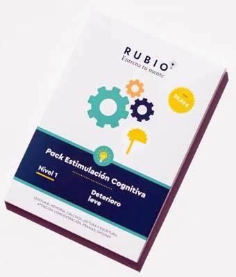Estimulacion Cognitiva Pack nivel 1 Deterioro leve Rubio PKEC N1