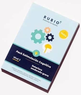 Estimulacion Cognitiva Pack nivel 3 Deterioro grave Rubio PKEC N3
