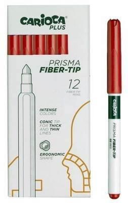 ROTULADOR PRISMA DE PUNTA DE FIBRA C/12 UDS 03 ROJO 45217/03 CARIOCA
