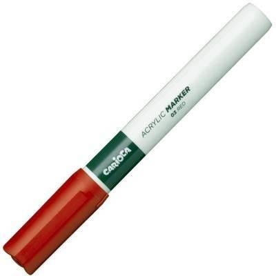 ROTULADOR ACRÍLICO C/8 UDS 03 ROJO 45218/03 CARIOCA