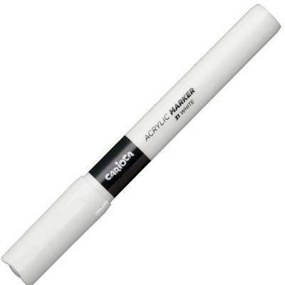 ROTULADOR ACRÍLICO C/6 UDS 31 BLANCO 45218/31 CARIOCA
