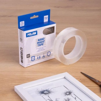 Cinta de gel adhesiva de doble cara 30 mm x 3 m x 2 mm 34492 Milan