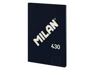 Libreta Milan 57242G48B A4 48 hojas 95 gramos horizontal azul serie 430