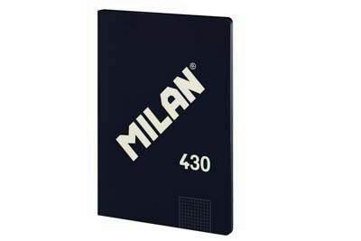 Libreta Milan 57243G48B A4 48 hojas 95 gramos 5x5 azul serie 430