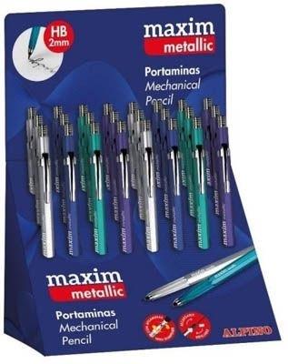 Expositor Alpino PM050110 Portaminas Maxim Metallic 24UND. 2 MM.