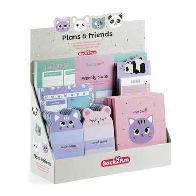 Expositor Miquelrius Planificadores, bloc y notas MR28721 Back2Fun 24 unidades