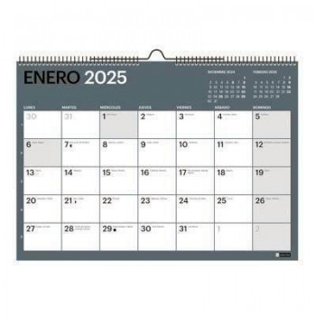 Calendario Miquelrius MR28226 18 meses pared chromat 2024-2025 420x297