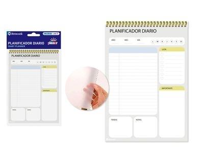 PLANIFICADOR DIARIO PP CON ESPIRAL 15X21CM 332685