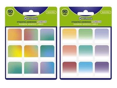 ETIQUETAS ADHESIVAS INDEX  RAINBOW BISMARK 90 UDS 332654