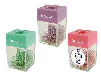 PORTA CLIP MAGNETICO 75 PCS PASTEL 332420
