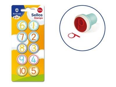 PACK 10 SELLOS NUMEROS 332358