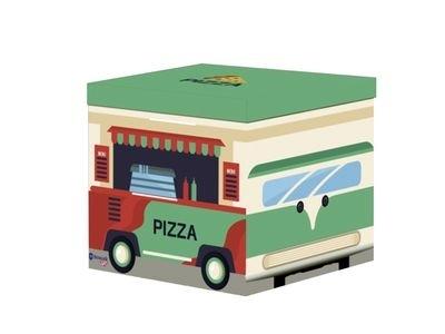 CAJA PLEGABLE FOOD TRUCK PIZZERIA 332458
