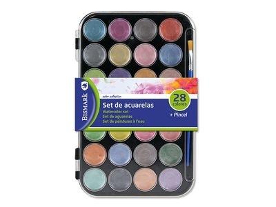 SET ACUARELAS 28 COLORES Y PINCELES 332259