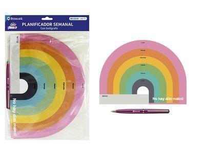 PLANIFICADOR SEMANAL ARCOIRIS C/ BOLIGRAFO 332257