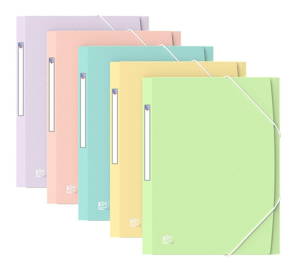 Carpeta Oxford A4+ solapas pastel 400187619 surtido