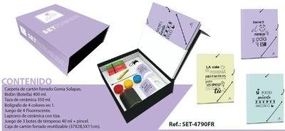 SET-4790FR Set Premium papeleria Mariola Carpeta solapas