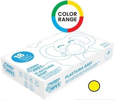 MY FIRST PLASTILINA Baby Caja 18UDS. 38g amarillo 37002 JOVI