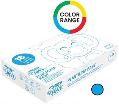 MY FIRSTPLASTILINA Baby Caja 18UDS. 38g azul 37012 JOVI