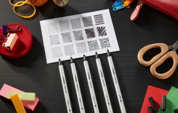 Rotulalor Stabilo Creative Tips Arty Line C/5 uds. Negro 89/5-1-20