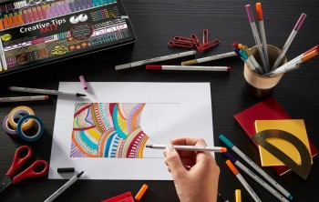 Rotulador Stabilo Creative Tips Arty Line C/10 uds. negras y gris 89/10-1-20