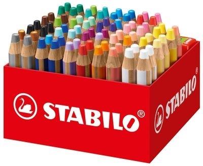 Lápiz Stabilo Woody 3 en 1 Set escolar XL C/76 uds. std. 880/76-01